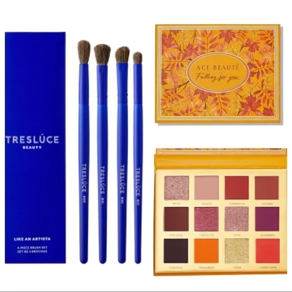 TRESLUCE
Like An Artista Brush Set & Ace Beaute - Falling for You Palette bundle